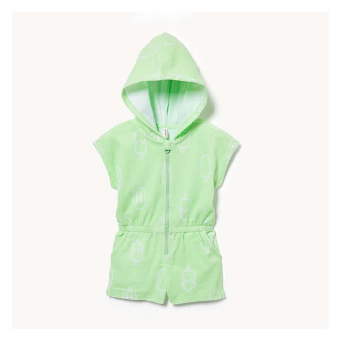 Toddler Girls' Romper Cover-Up